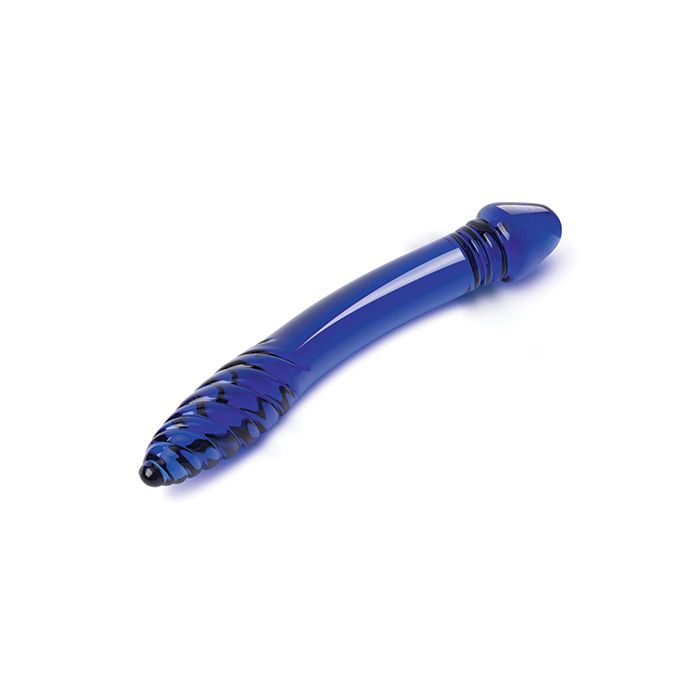 11" Double Headed Dildo G-Spot & P-Spot Stimulation - Glass Dildo Glas