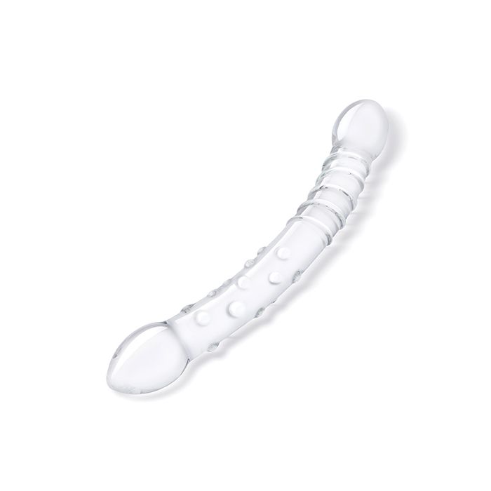 12" Glass Double Headed Dildo Glas