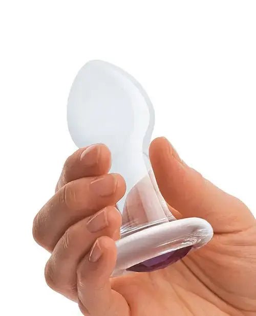3.5" Bling Bling Glass Butt Plug Glas