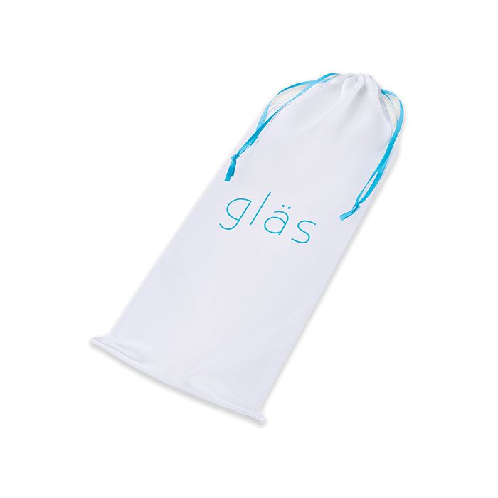 6" Glass Dildo with Veins & Flat Base - Realistic Glass Dildo Glas