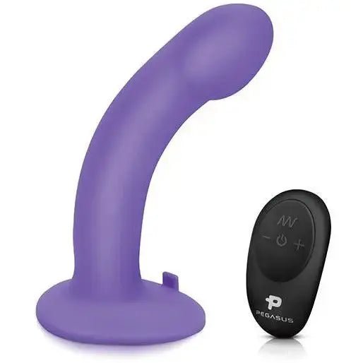 6" Rechargeable Curved Dildo With Adjustable Strapon & Remote Infantar
