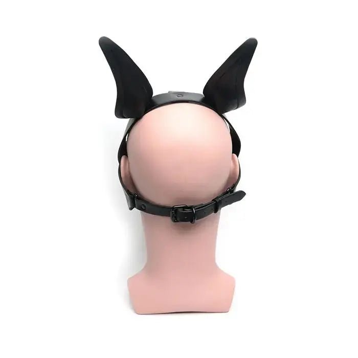 665 Playful Pup Hood - Black Dog Mask 665