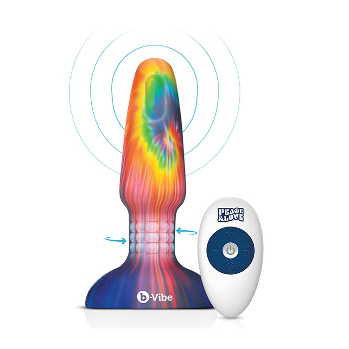 Tie-Dye Anal vibrator - Butt Plug B-Vibe