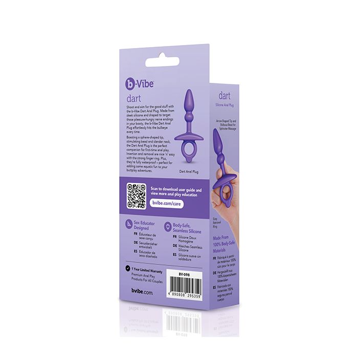 Dart Silicone Anal Plug - b-Vibe B-Vibe