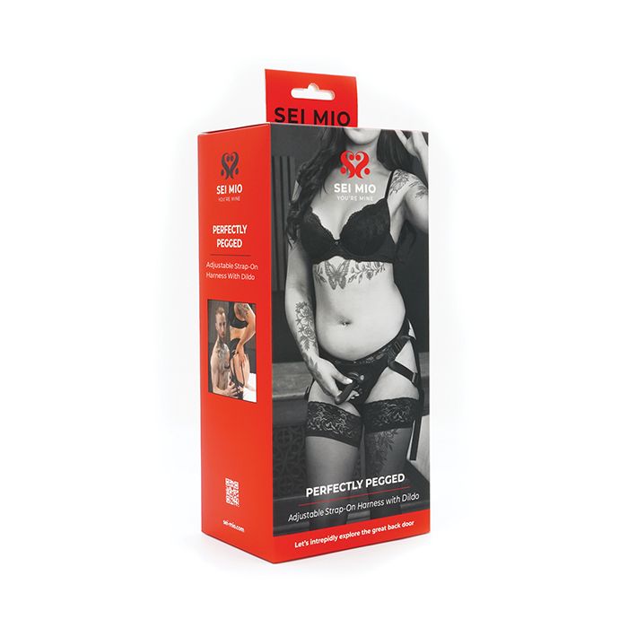 Beginners Pegged Strap-On Harness & 5" Dildo Sei Mio