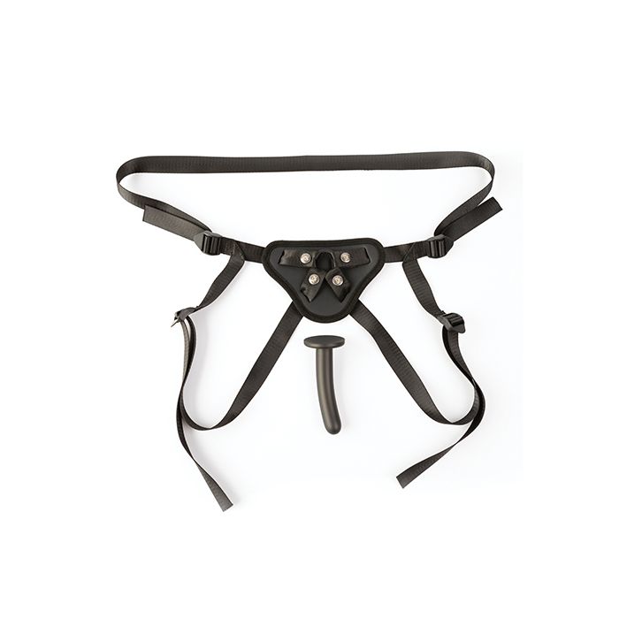Beginners Pegged Strap-On Harness & 5" Dildo Sei Mio