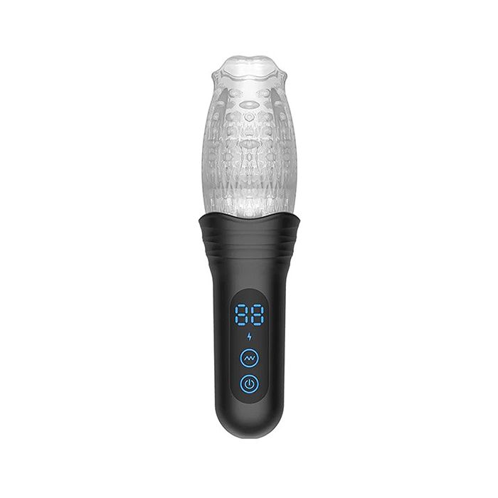 Thrusting Rotating & Vibrating Mechanical Pocket Pussy Male Rose