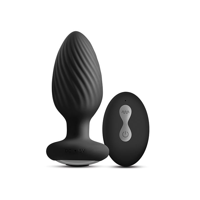 Alpine 2.0 Gyrating & Vibrating Butt Plug with Remote NS Novelties