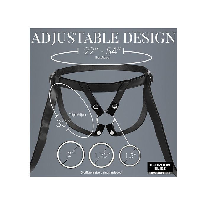 Velvet Kiss Strap-On Harness - Bedroom Bliss