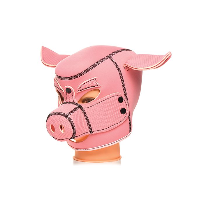 Master Series Swine Pig Neoprene Hood - Bondage Hood Master Series