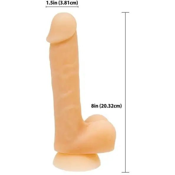 Addiction David 8" Strap On compatible Realistic Dildo B.M.S. Enterprises