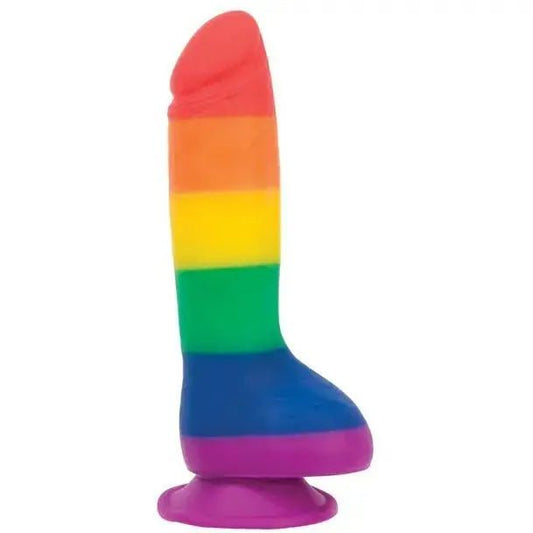 Addiction Justin 8" Rainbow Dildo - Realistic Dildo B.M.S. Enterprises