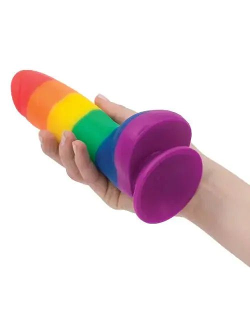 Addiction Justin 8" Rainbow Dildo - Realistic Dildo B.M.S. Enterprises