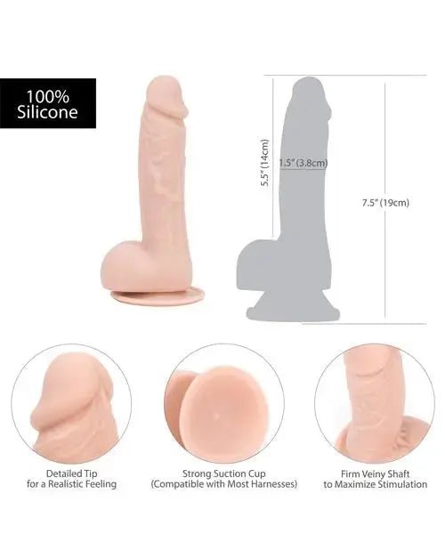 Addiction Mark 7.5" Realistic Dildo B.M.S. Enterprises
