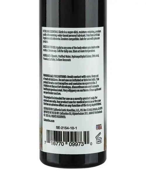 After Dark Essentials Sizzle Ultra Warming Water Based Personal Lubricant Cal Exotic