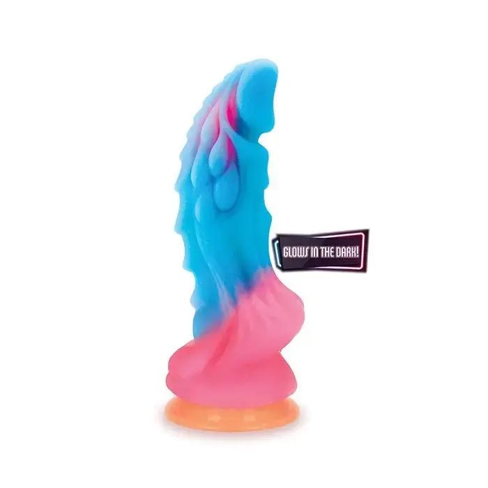 Alien Nation Glow Dragon Dildo - Glow In The Dark Dildo Alien Nation