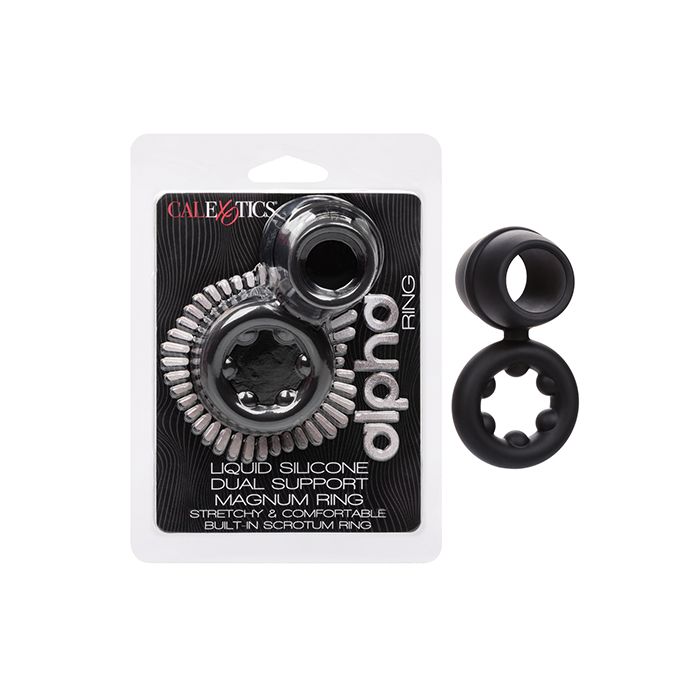 Alpha Liquid Silicone Dual Magnum Cock Ring Cal Exotic