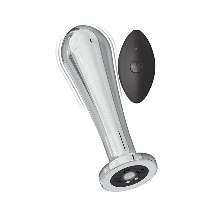 Ass-sation Remote Vibrating Metal Anal Plug Nasstoys
