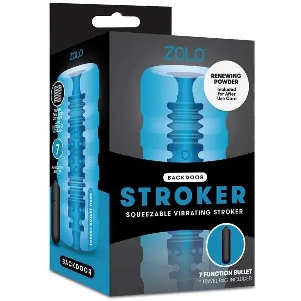 Backdoor Squeezable Vibrating Mens Stroker zolo