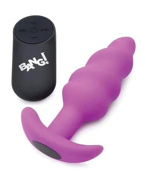 Bang! Vibrating Butt Plug with Remote Control Bang