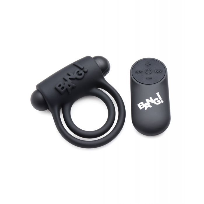Bang! Vibrating Cock Ring & Bullet with Remote Control Bang