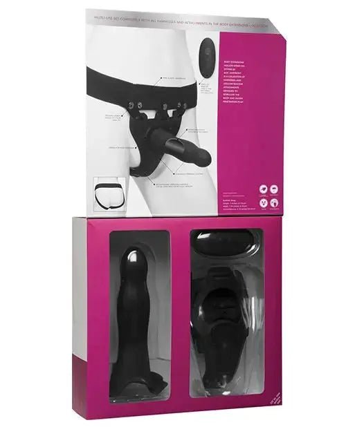 Be Aroused Vibrating 2 Piece Strap On Set Doc Johnson's