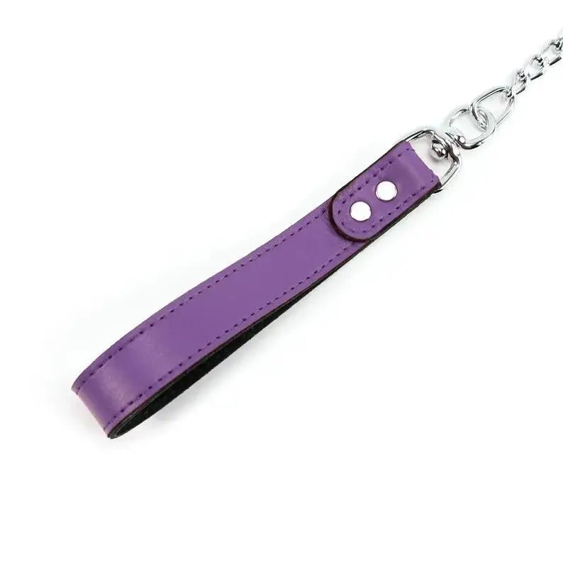 Berlin Leather Leash Chain Lead Oddo Leather