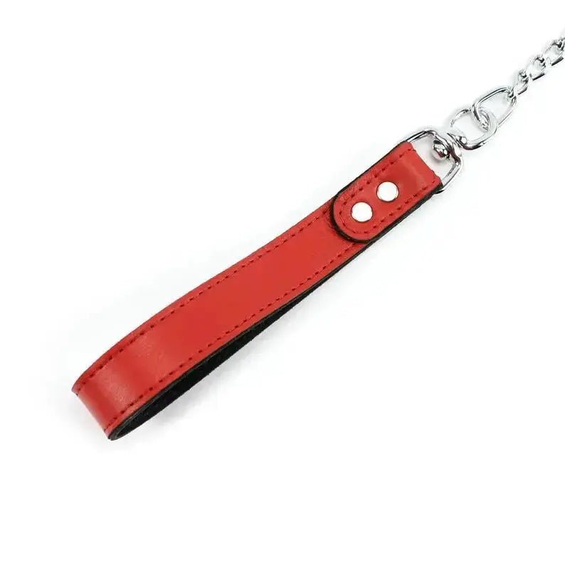 Berlin Leather Leash Chain Lead Oddo Leather