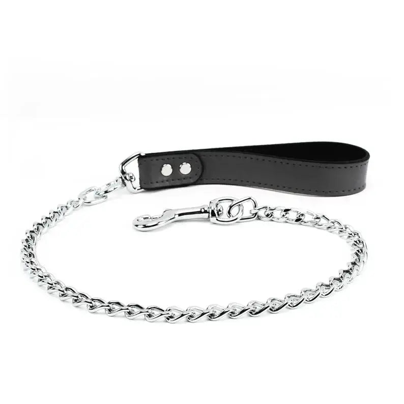 Berlin Leather Leash Chain Lead Oddo Leather