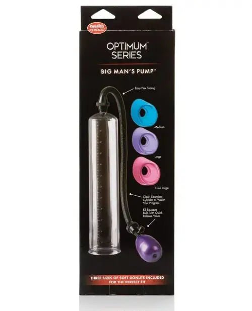 Big Man's Pump 12" with 3 Sized Sleeves - Penis Pump Cal Exotic