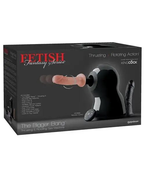 Bigger Bang Thrusting & Rotating Sex Machine Fetish Fantasy