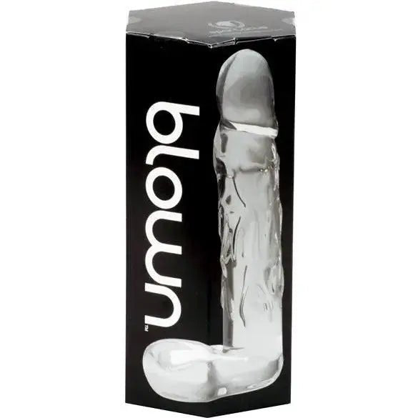 Blown Realistic Glass Dildo - Large Blown