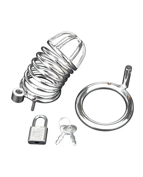 Blue Line Deluxe Chastity Cage Blue line