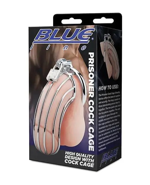 Blue Line Prisoner Cock Cage Blue line