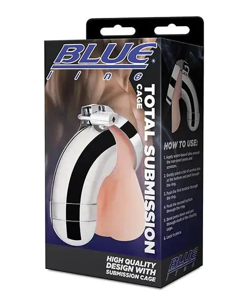Blue Line Submission Cock Cage Blue line