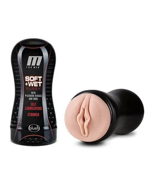 Blush Soft and Wet Pussy with Pleasure Ridges & Orbs - Self Lubricating Stroker Blush