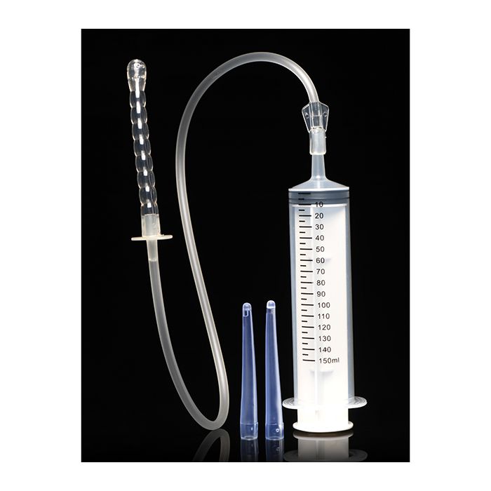 Cleanstream Enema Syringe with Attachments - Anal Douche Clearstream