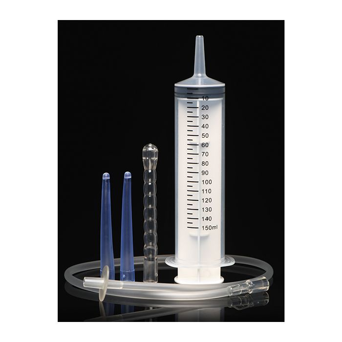 Cleanstream Enema Syringe with Attachments - Anal Douche Clearstream