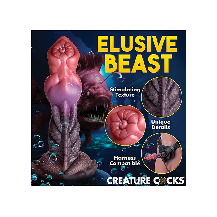 Creature Cocks Deep Diver Silicone Dildo - Fantasy Dildo Creature Cocks