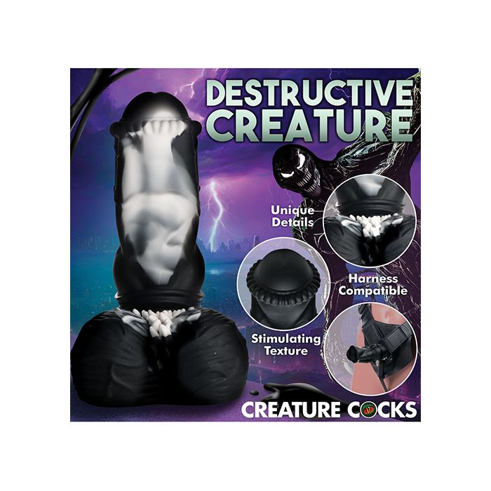 Creature Cocks Venom Silicone Dildo - Hentai Dildo Creature Cocks