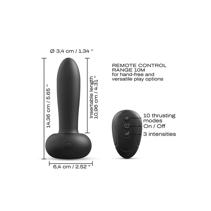 Dorcel Deep Thrust - Vibrating Anal Plug Dorcel