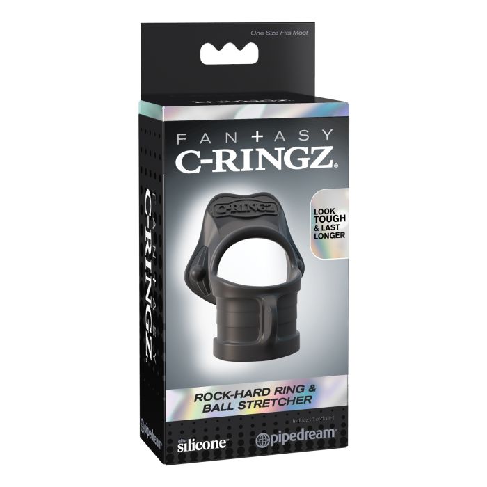 Fantasy Rock Hard Cock Ring & Ball Stretcher Pipedream