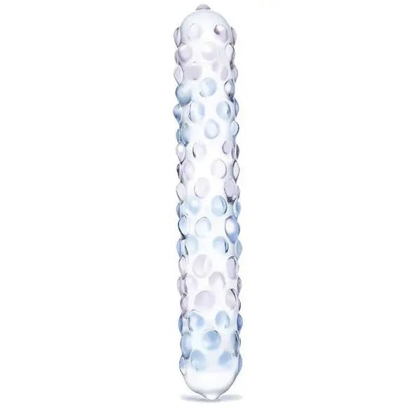 Glas Purple Rose Nubby Glass Dildo Glas