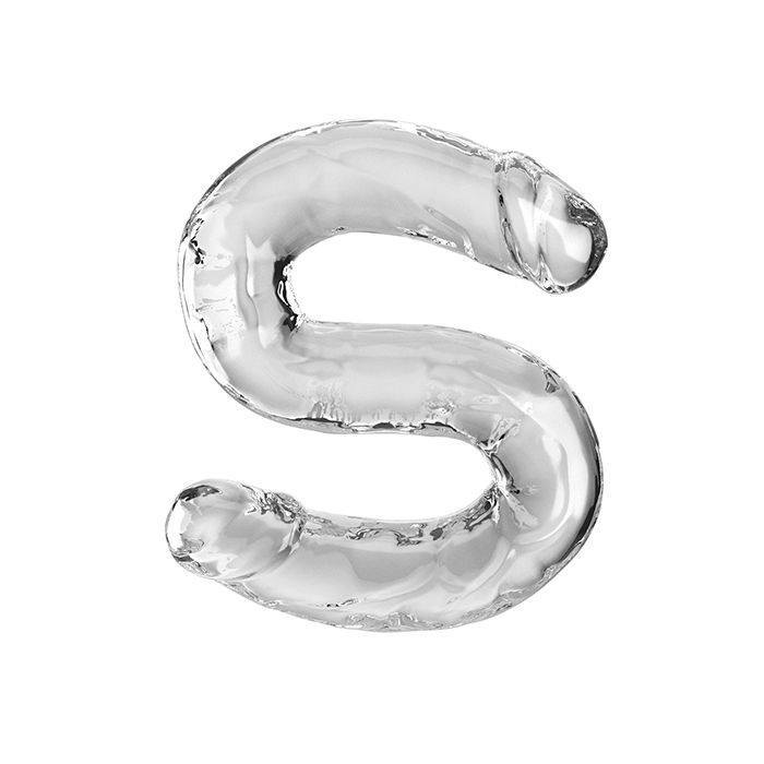 King Cock Clear 18" Double Headed Dildo King Cock