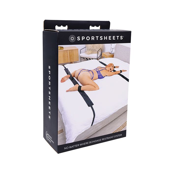 Matter Where Adjustable Bondage Restraint System Sportsheets International