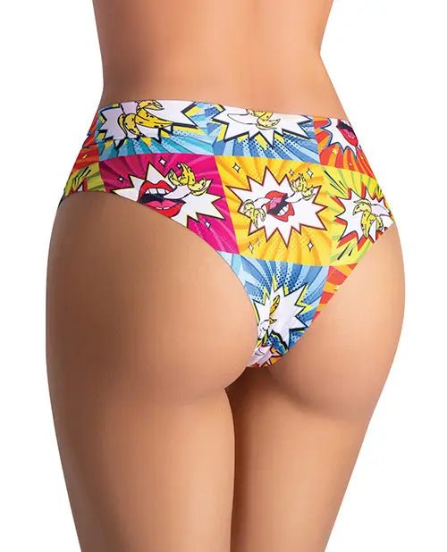 Mememe Comics Curious Girl Printed Slip - Lingerie Mememe