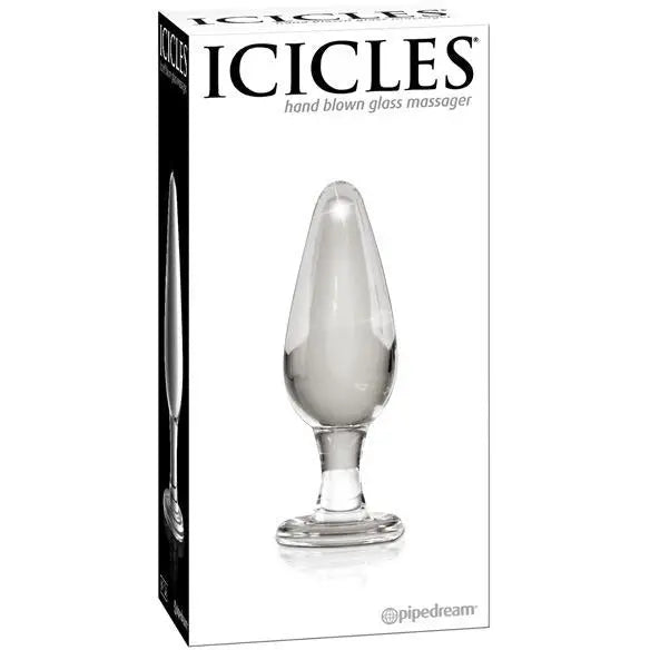 No. 26 Hand Blown Glass Anal Plug Icicle