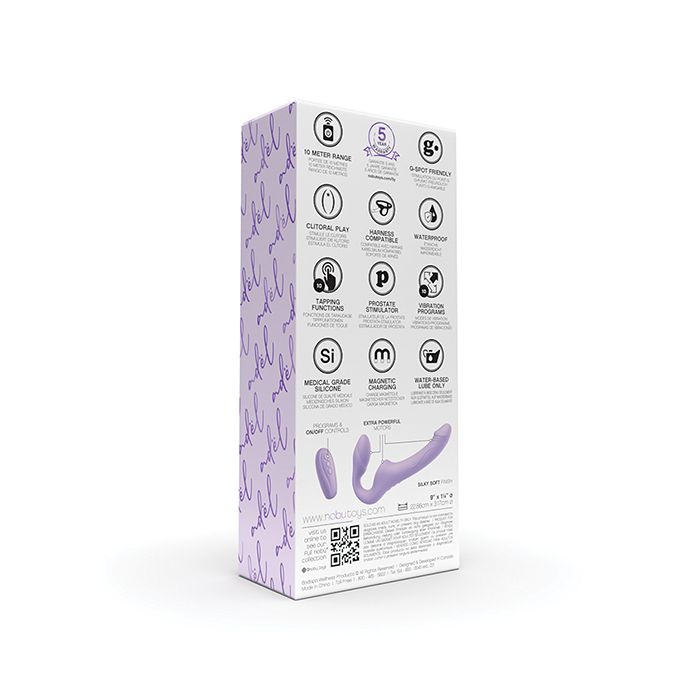 Nobu Adel Strapless Strap On with Wireless Remote Nobu