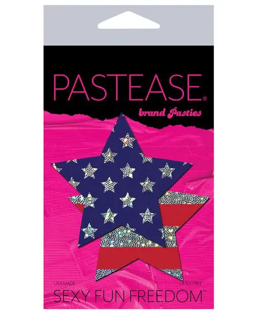 Pastease Glitter Patriotic Star Pasties