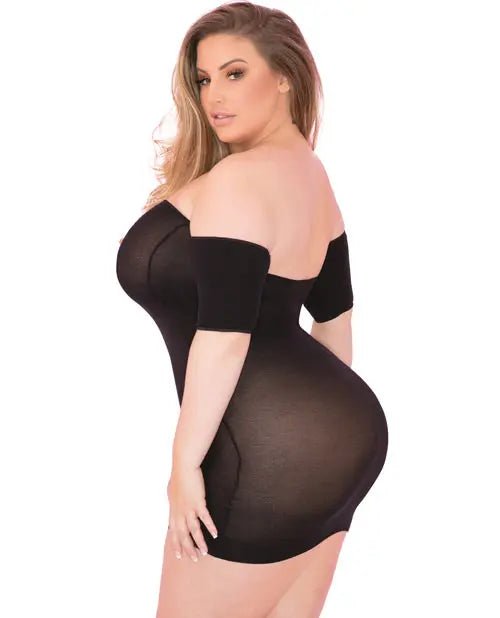 Pink Lipstick All Night Wrong Dress - Bodystocking Lingerie SinSationes